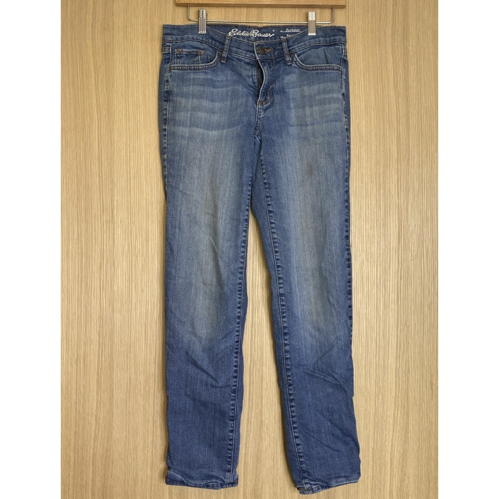 Wrangler Rugged Wear Jeans Women's 4 Blue Relaxed Fit Fleece Lined Warm